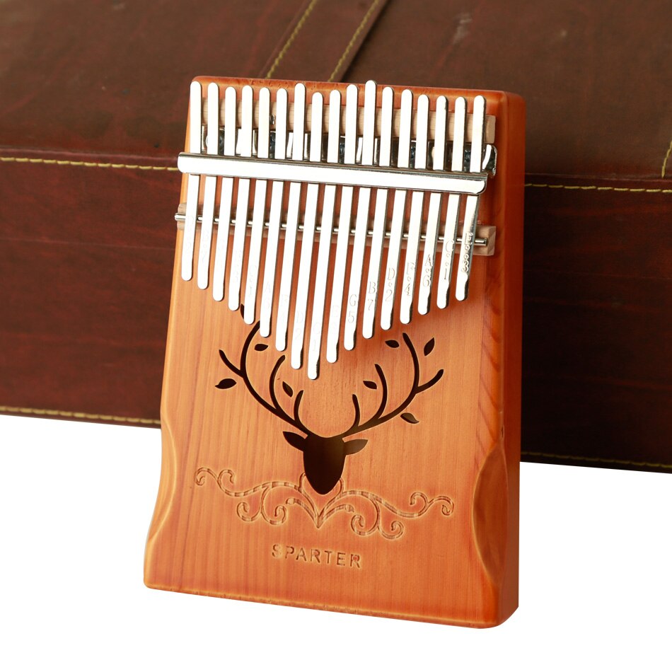 Kalimba 17 Keys Thumb Piano builts-in EVA high-performance protective box tuning hammer kalimba