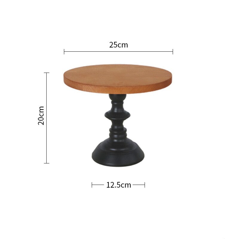 Water Ripple wooden forest dessert table display stand set wedding set cake stand afternoon tea snack tray: NO2