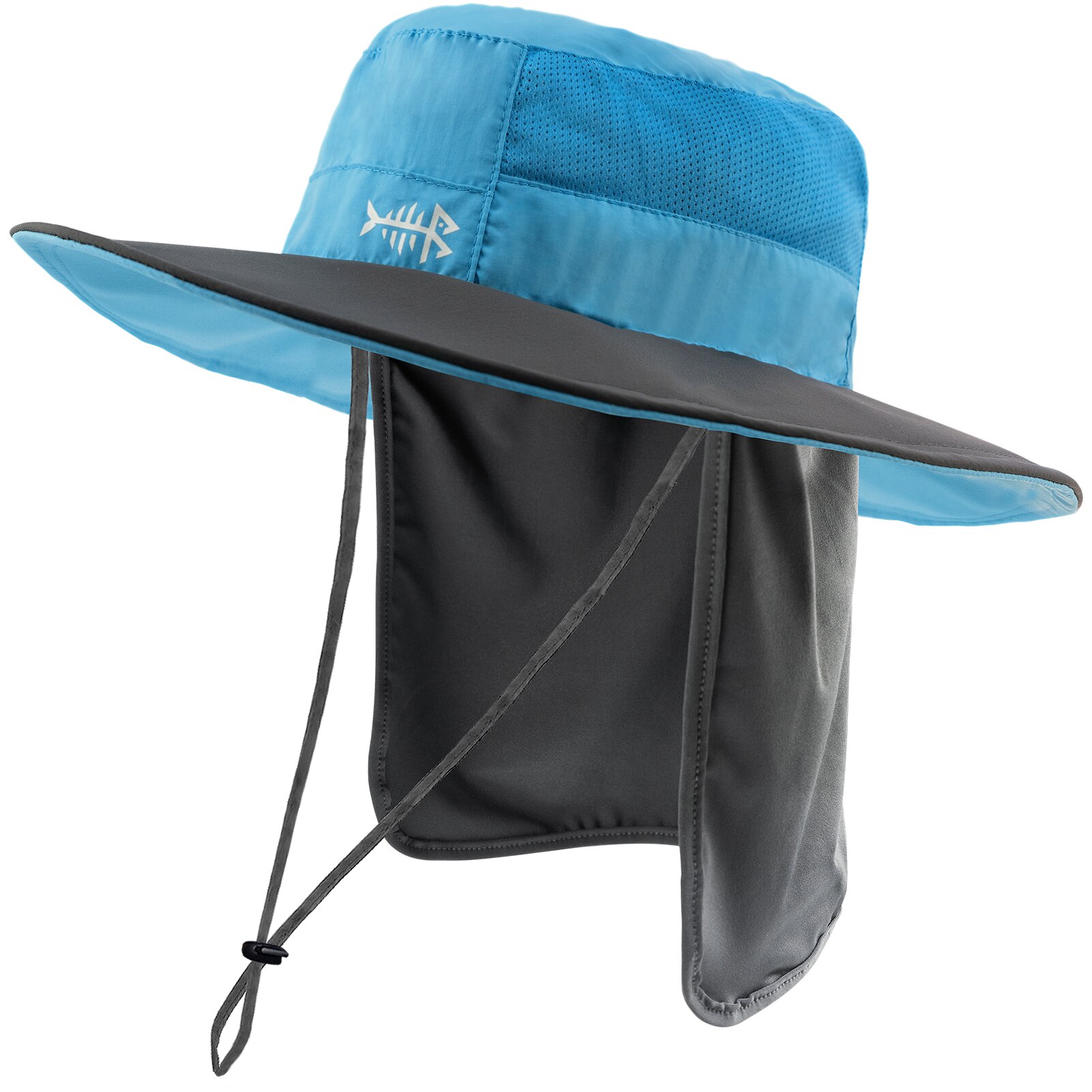Bassdash damskie wędkarskie kapelusze przeciwsłoneczne z kucykiem otwór na szyję odporny na wodę oddychający kapelusz na zewnątrz