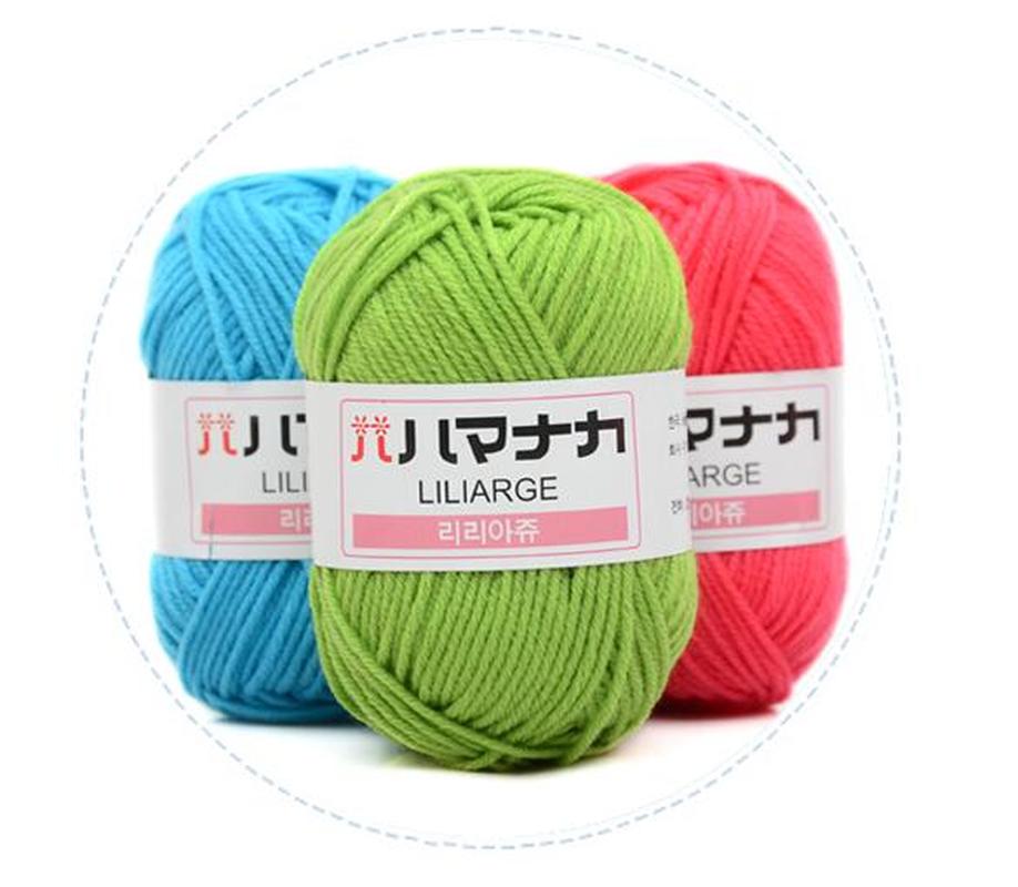 25g Milk Cotton Yarn Comfortable Wool Blended Yarn Apparel Sewing Yarn Hand Knitting Scarf Hat Yarn crochet knitting yarn