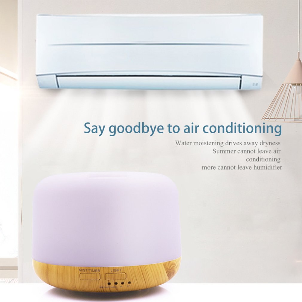 300ml Essential Oil Diffuser Ultrasonic Humidifier Aromatherapy Diffuser 7 Colors LED Lights Timer Night Light For Home