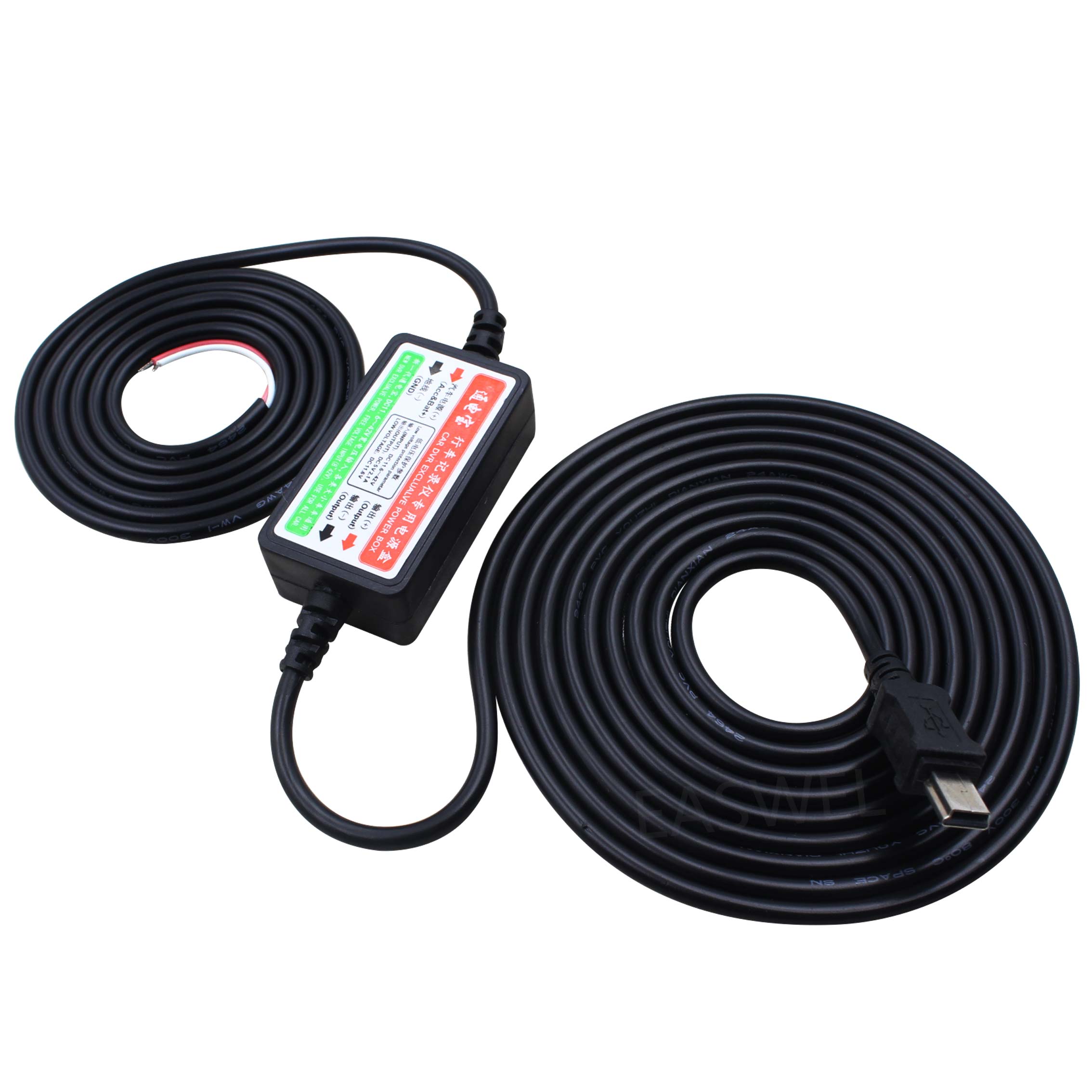 Hardwire Autolader snoer voor Garmin GPS Nuvi 50 LM/T 55 LM/T 65 LM/T 66 LM/T