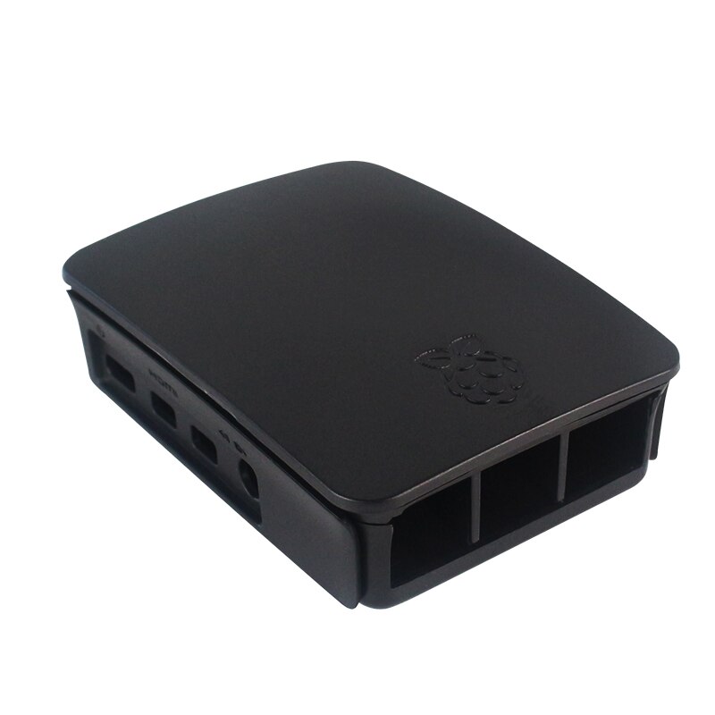 Raspberry Pi 4 Model B ABS Case Plastic Box Black White Shell Classic for Raspberry Pi 4: Black