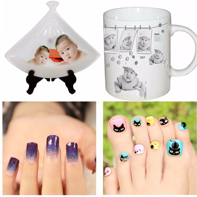 Transparent Waterslide Decal Paper for Inkjet Printer A4 Water Slide Transfer Printable Paper High Resolution DIY Cup