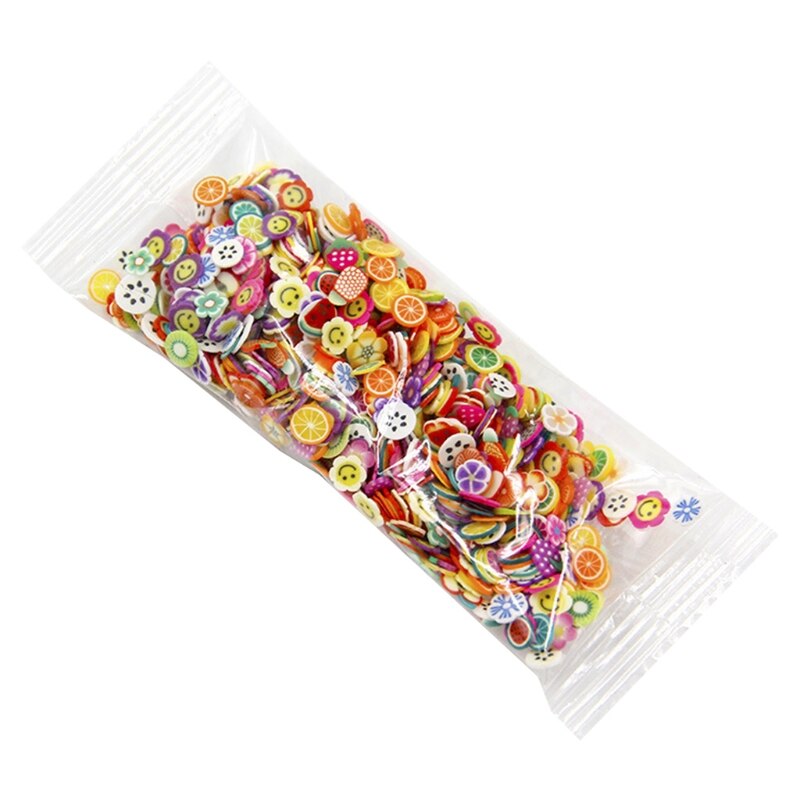 1000 Teile/paket Ton Harz Füllungen Handwerk Obst Blatt Blumen Muster Bunte Mixed Füllstoff für DIY Epoxy Harz Schmuck Nail art dezember: 12