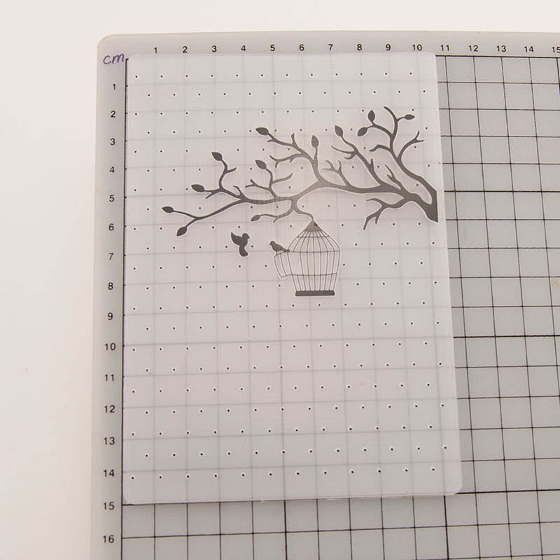Plantillas de plástico para álbum de recortes, decoración de álbumes de fotos, manualidades respetuosas con el medio ambiente, fabricación de tarjetas de papel, decoración de boda