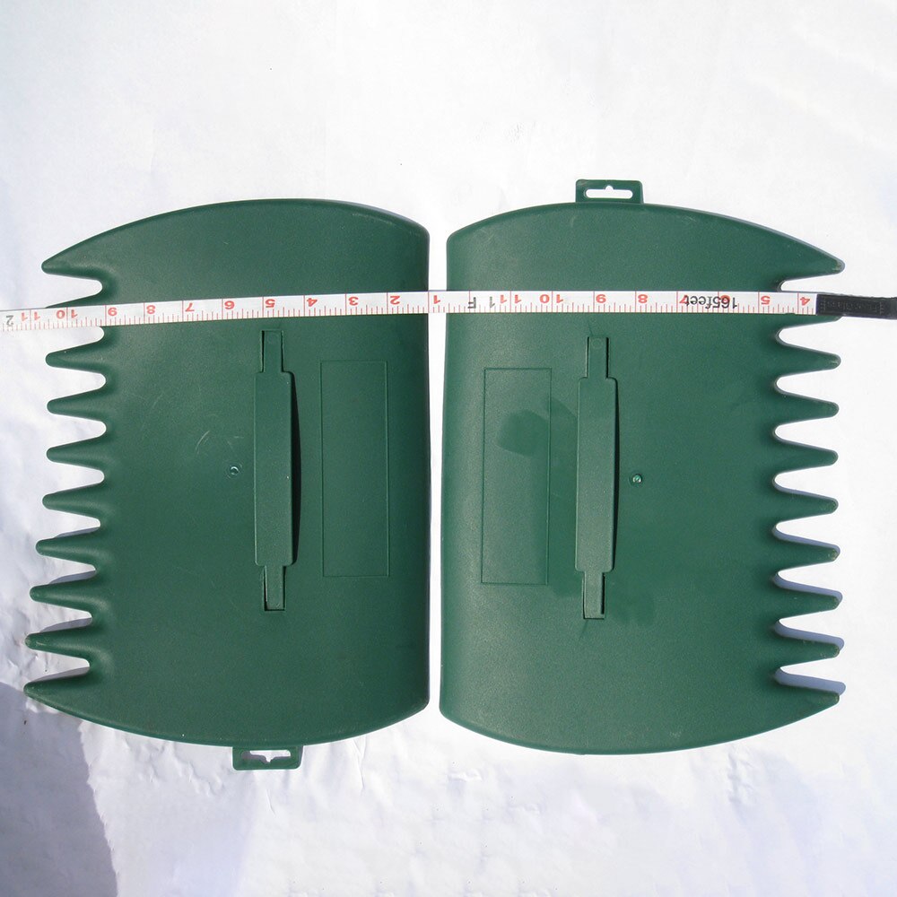 2Pcs Leaf Fall Veegmachine Plastic Prullenbak Hark Blad Klauw Puin Verzamelaars Voor Tuin Achtertuin Gazon Tuin