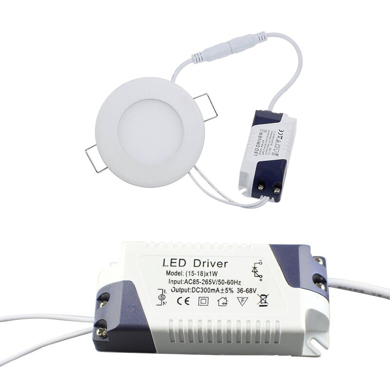 Ac dc transformer led driver strømforsyning 3w/4-7w/8-12w/12-18w/18-24w 280ma leds høj ydeevne og simpel installation