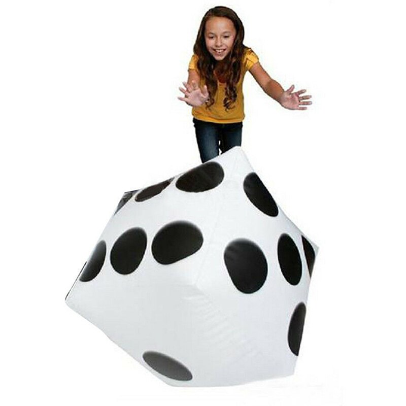 Large Inflatable Dice Dot Diagonal Huge Toss Rolling Toy for Party Game AN88