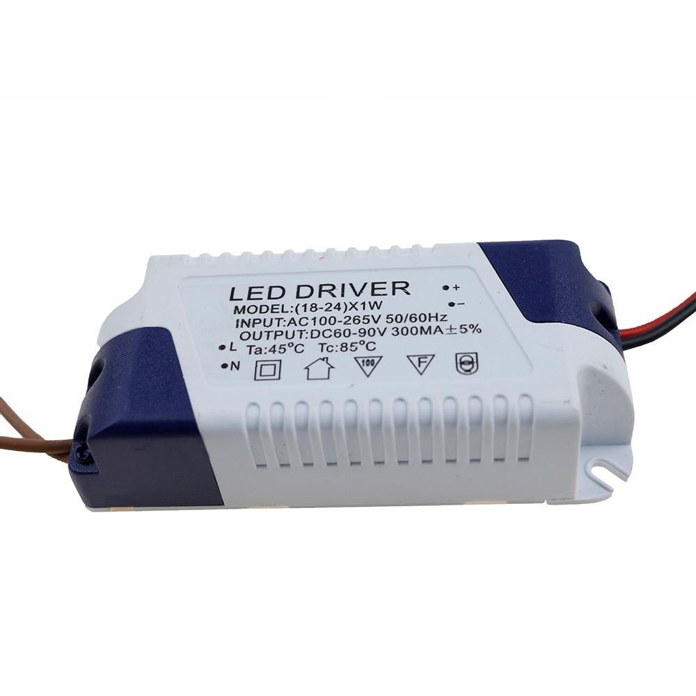 LED Externe Driver 300mA (18-24) x1W DC 60 V ~ 90 V Led Driver 18 W 20 W 21 W 22 W 23 W 24 W Voeding AC 110 V 220 V voor led-verlichting