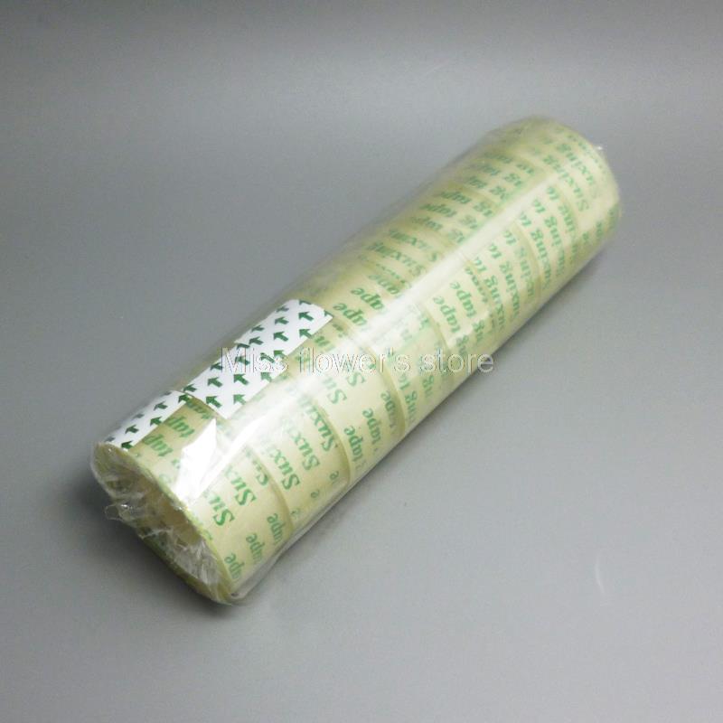 8 Rolls Samll Clear Briefpapier Plakband Crystal Plakband 1.8Cm X 12M Voor Ballon Bevestiging