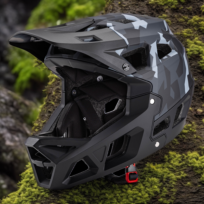 Casco de Ciclismo de cara completa para hombre y adulto, casco integral todoterreno DH BMX, ultraligero, CE CPSC, Ciclismo de seguridad