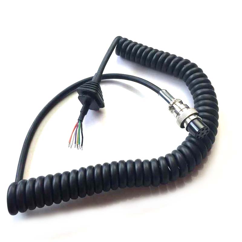 8Pin Generic Replacement Handheld Speaker Mic Microphone Cable Cord For Alinco Radio EMS-57 EMS-53 DR635 DR620 DR435
