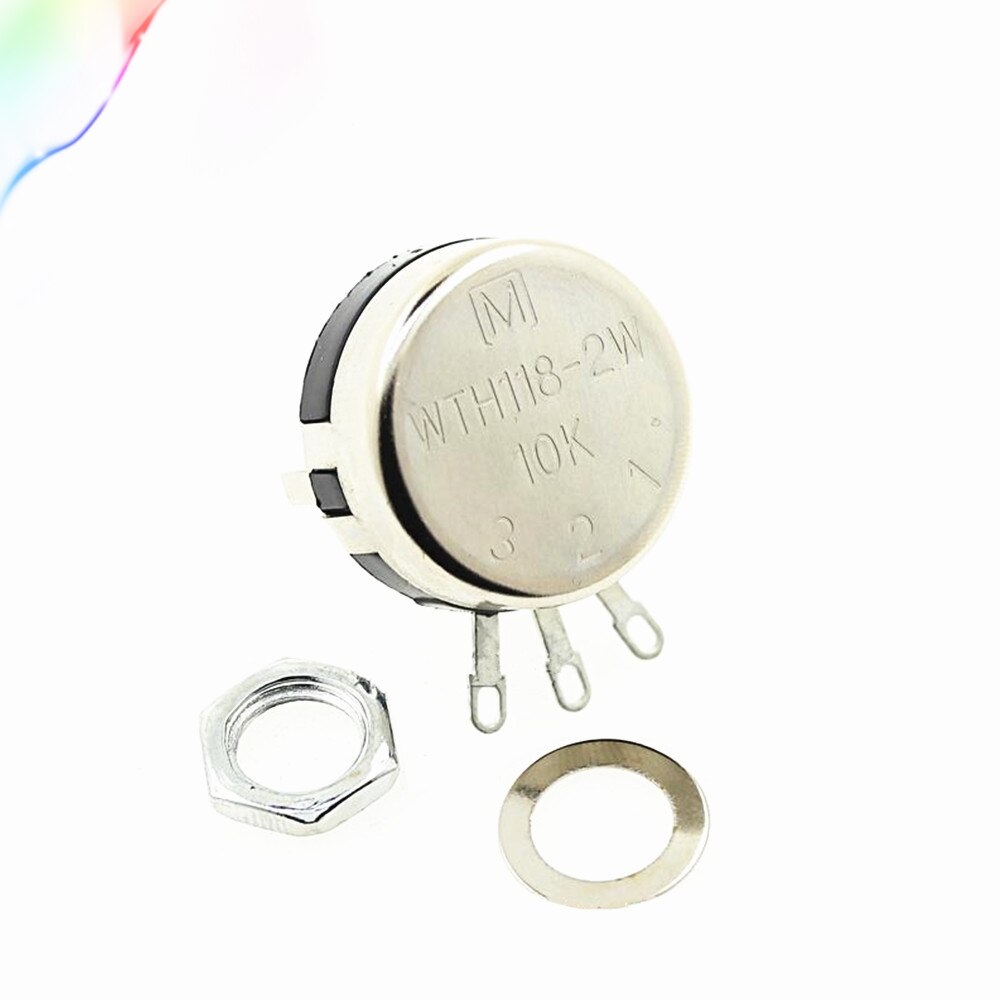 WTH118-1A 2 W 1K 2K2 4K7 10K 22K 47K Ohm Rotary Taper Potentiometer Met Knop 2 watt Voor Weerstand Input Solid State Relais Ssr