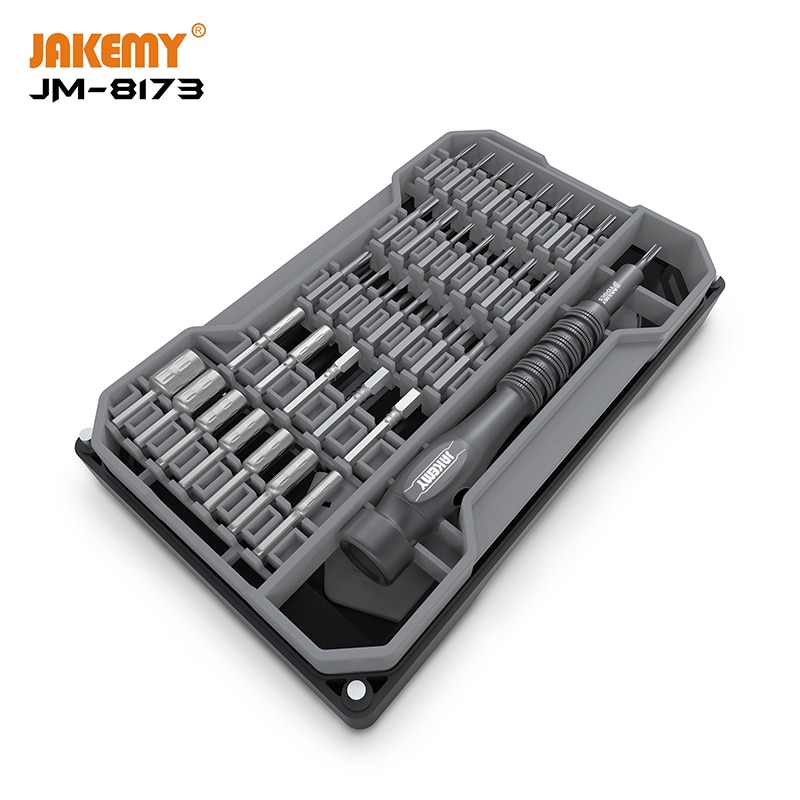 JAKEMY 69 IN 1 Precisie Magnetische Schroevendraaier Set Spudger Pry Opening Gereedschap Mobiele Telefoon Computer Laptop Reparatie Handgereedschap