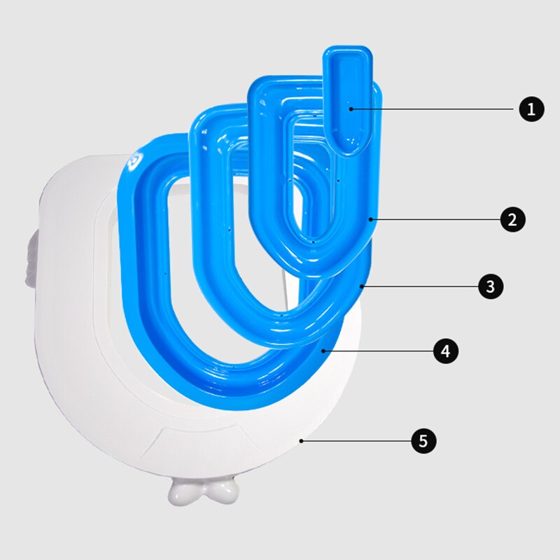 Cat Litter Tray Plastic Cat Toilet Training Kit Litter Box Cat Toilet Trainer Toilet Pet Cleaning Cat Training Litter Kwitter