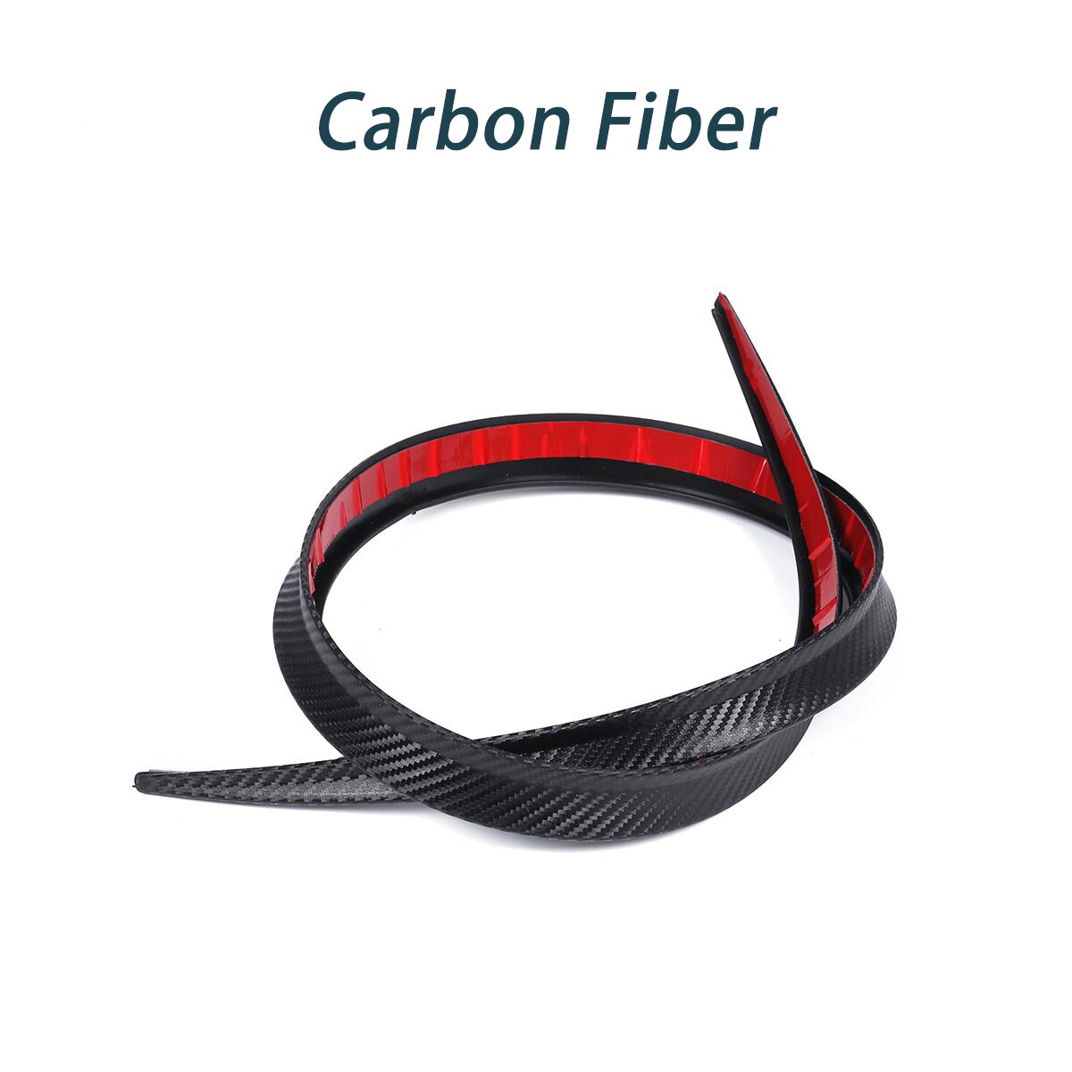 Universal Roof Spoiler 1.2m Car-Styling Black/Carbon Fiber Rear Wing Lip Spoilers Tail Spoiler DIY Refit Spoiler: carbon fiber