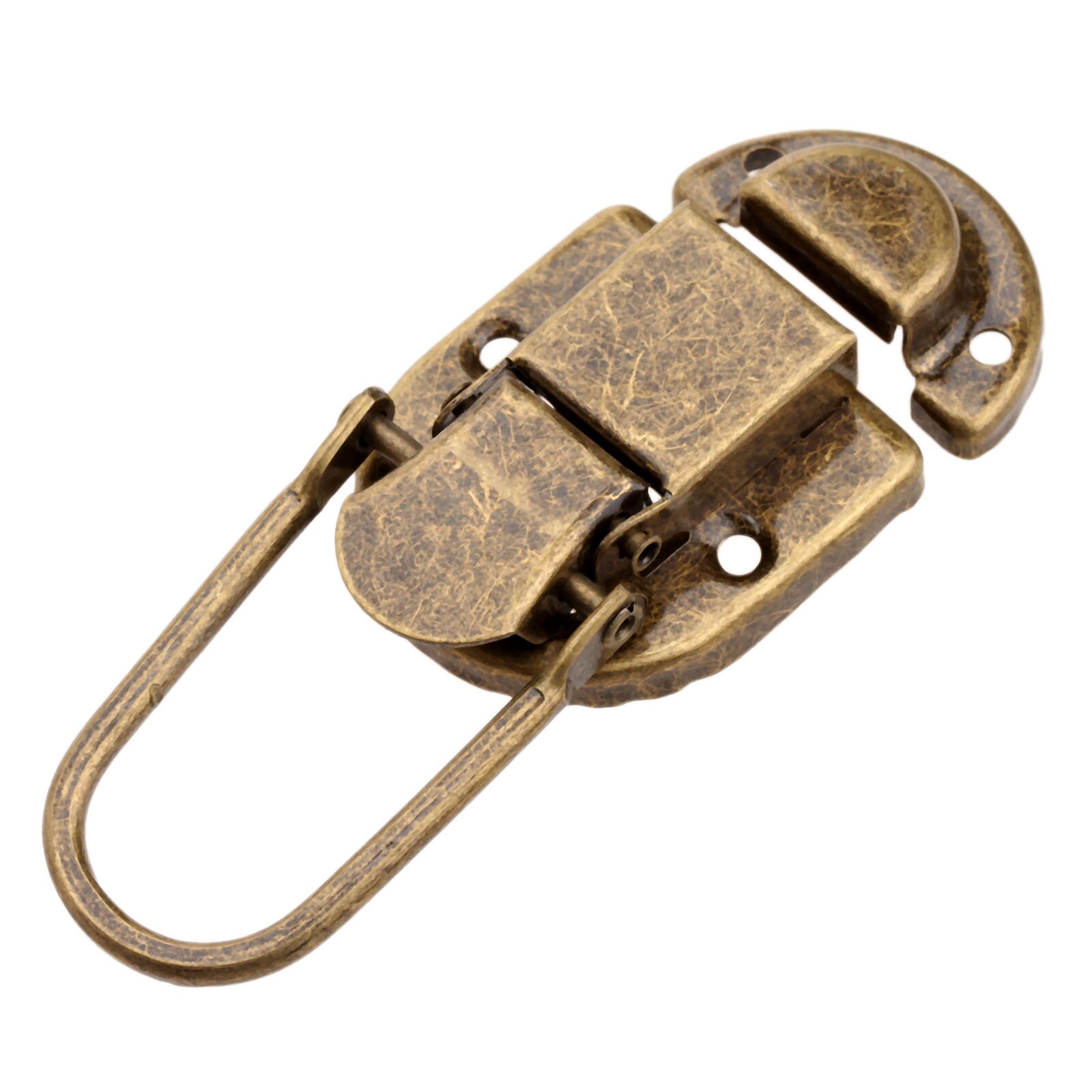 1PC 60*34mm Iron Box Latch Hasps Wine Wooden Box Case Toggle Latch Suitcase Hasp Hardware Tools