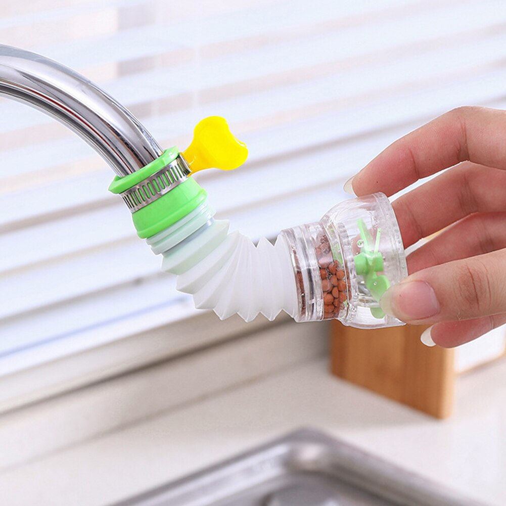 Easy Install Kitchen Tap Nozzle Healthy Universal Bathroom Sprayer Attachment 360 Degree Rotating Faucet Water Filter Purifier