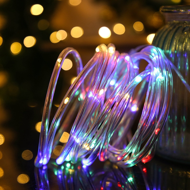 7/12M Led Solar Light String Outdoor Waterdichte Tuin Fairy Lights Kerstmis Wedding Solar Lamp Decoratie