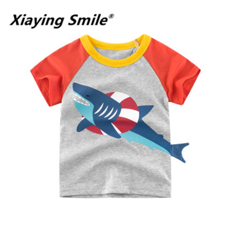 Xiaying Koreaanse versie kinderen kleding stijl korte mouw T-shirt voor jongens in de zomer van kinderen kleding voor kinderen