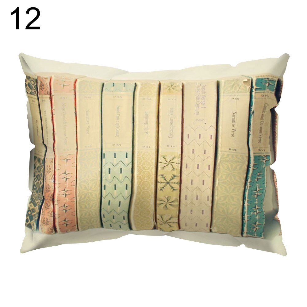 50cm*30cm kat blomst fugl himmel blad kamera pude hjemme stol sofa indretning håndvaskbar ingen lugt letvægts pude: 12