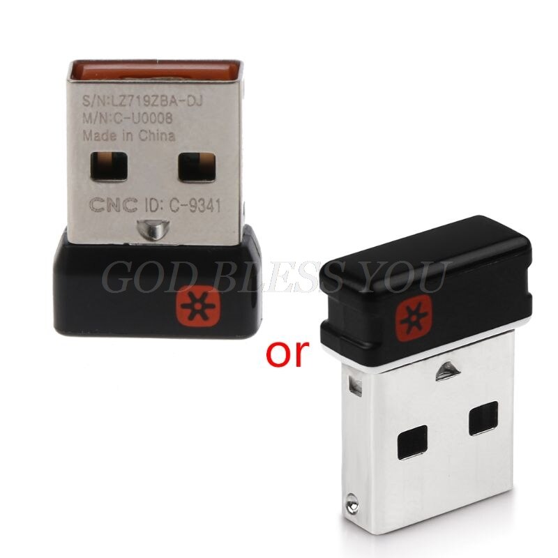 Draadloze Dongle Ontvanger Unifying Usb Adapter Voor Logitech Muis Toetsenbord Aansluiten 6 Apparaat Voor Mx M905 M950 M505 M510 M525 etc: B