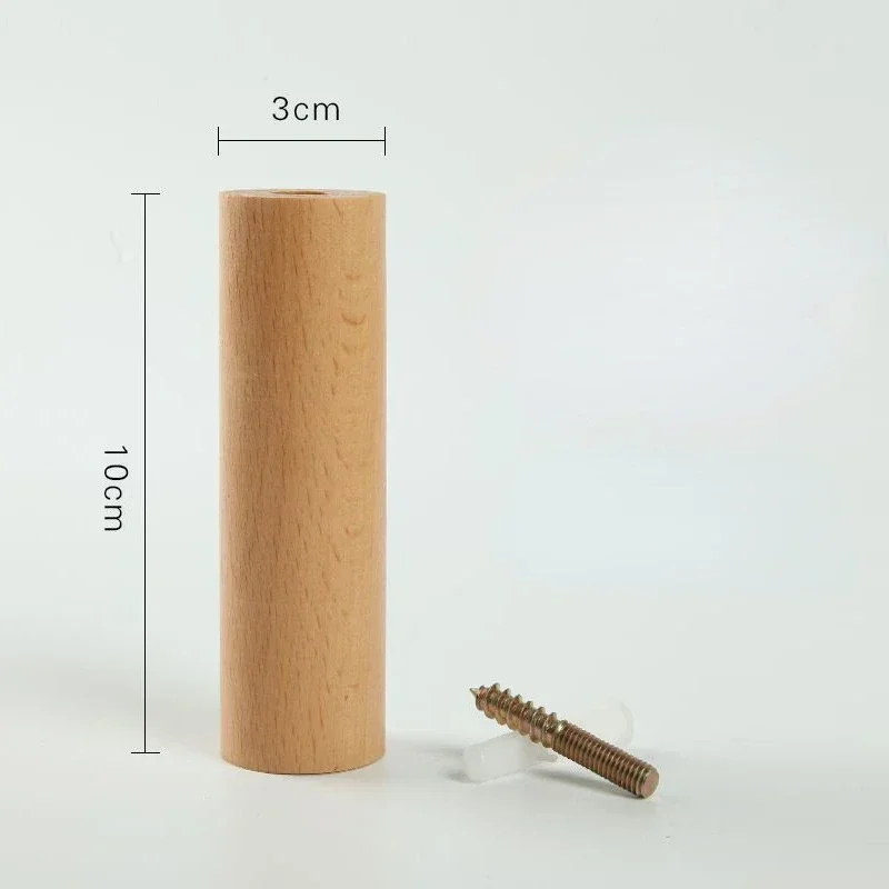 Cintre mural en bois naturel pour vêtements, porte-manteau décoratif, porte-clés, chapeau, écharpe, sac à main, rangement, HOT1: GRIS FONCÉ