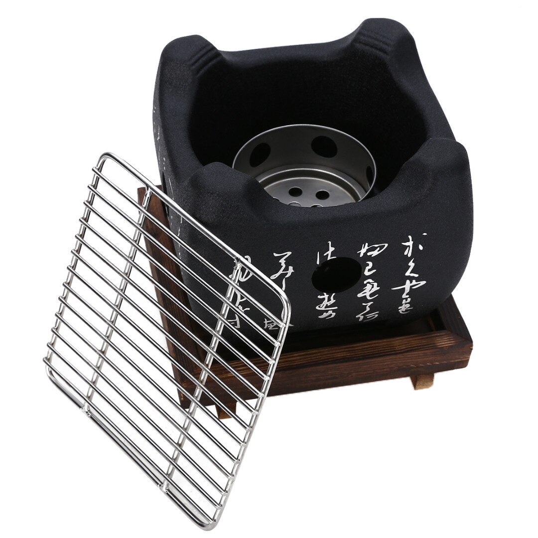 Portable Korean Japanese Food Carbon Furnace Barbecue Stove Cooking Oven Alcohol Grill Household BBQ Grills