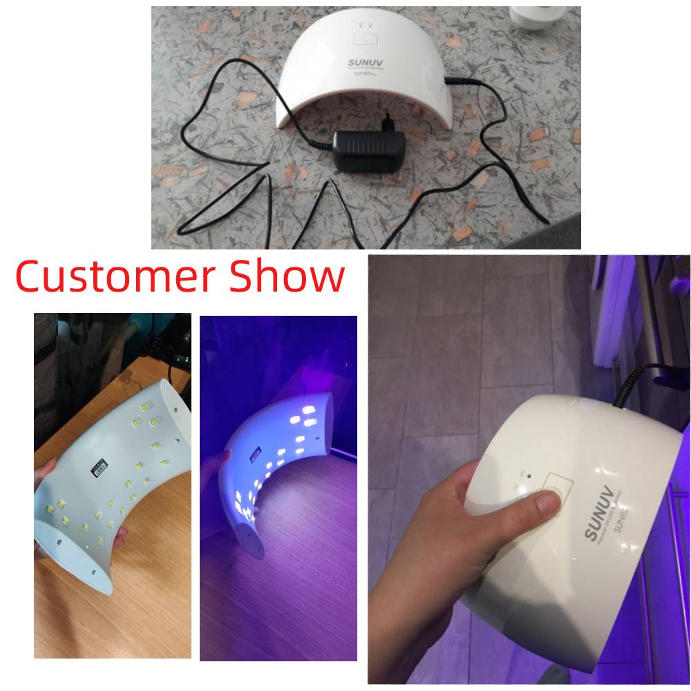SUNUV — Lampe sèche-ongles SUN 9C Plus 36W UV en forme d&#39;arc, pour gel UV LED, Nail Art, solution parfaite pour le séchage du pouce