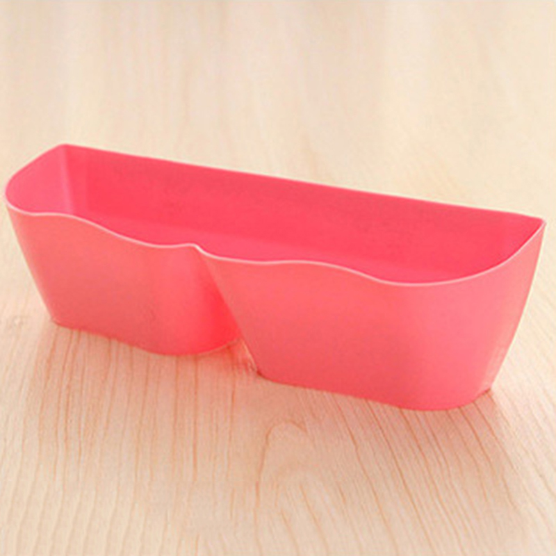 mur-monté collant suspendus chaussure crochet étagère étagère de maison porte-chaussures stockage en plastique étagère support boîte à chaussures: Rose