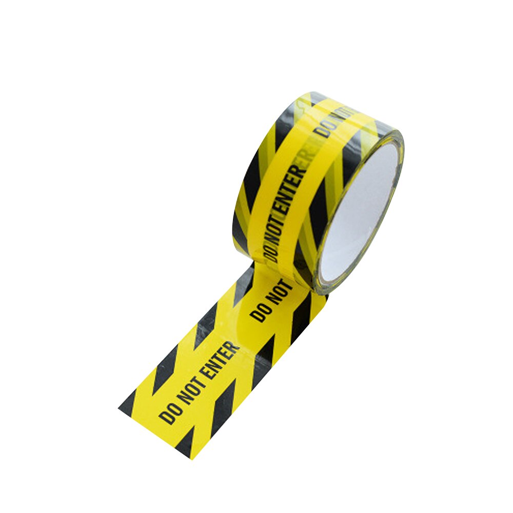 Newest Warning Safety Tape Please Wait Here Sign Social Distancing Floor Tape Caution Sticker for Shop Supermarket Restaurant