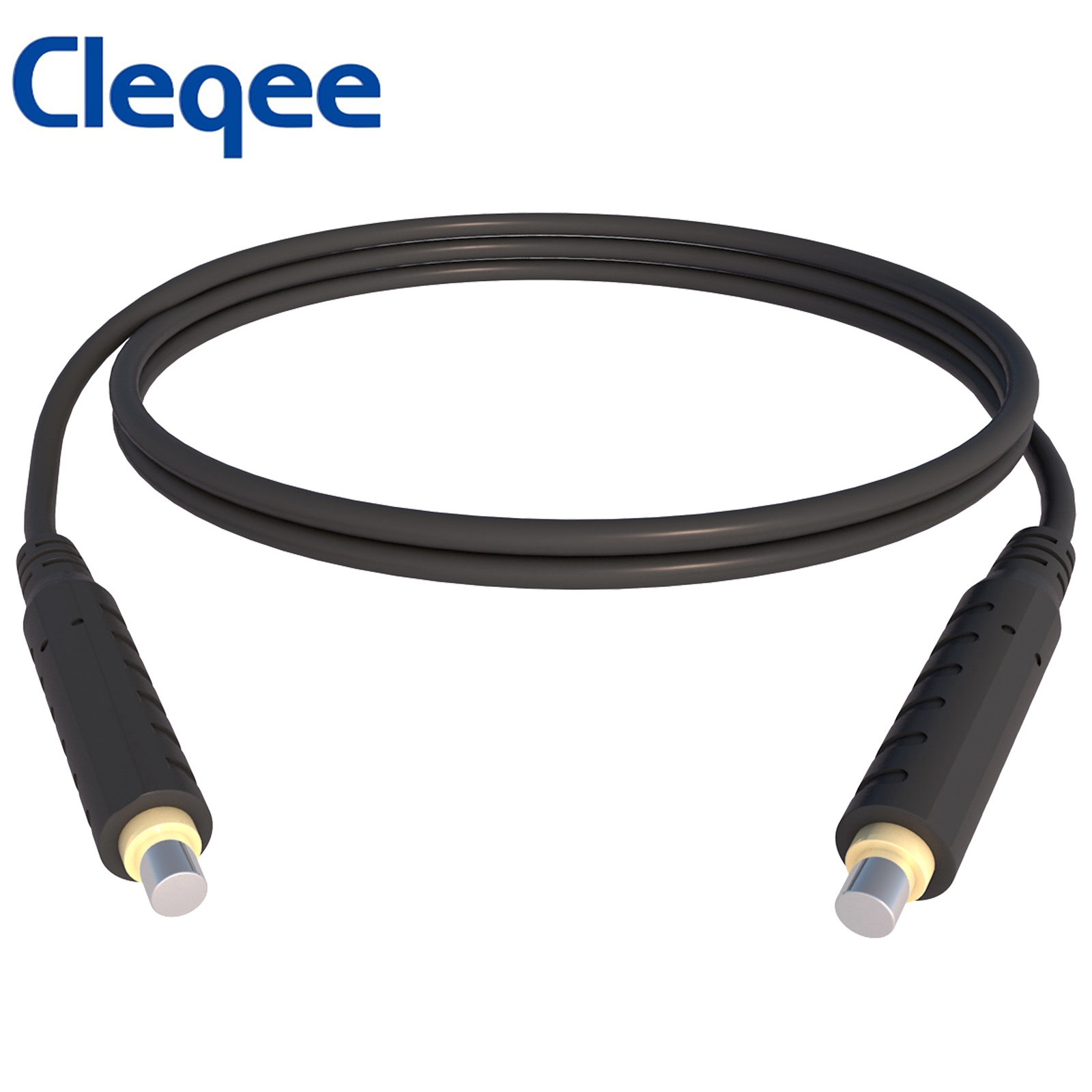 Cleqee HVAC Wire Magnetic Test Leads 30V 5A Low Voltage Magnetic Jumper 20AWG Silicone Cable 1M Black T10005.2
