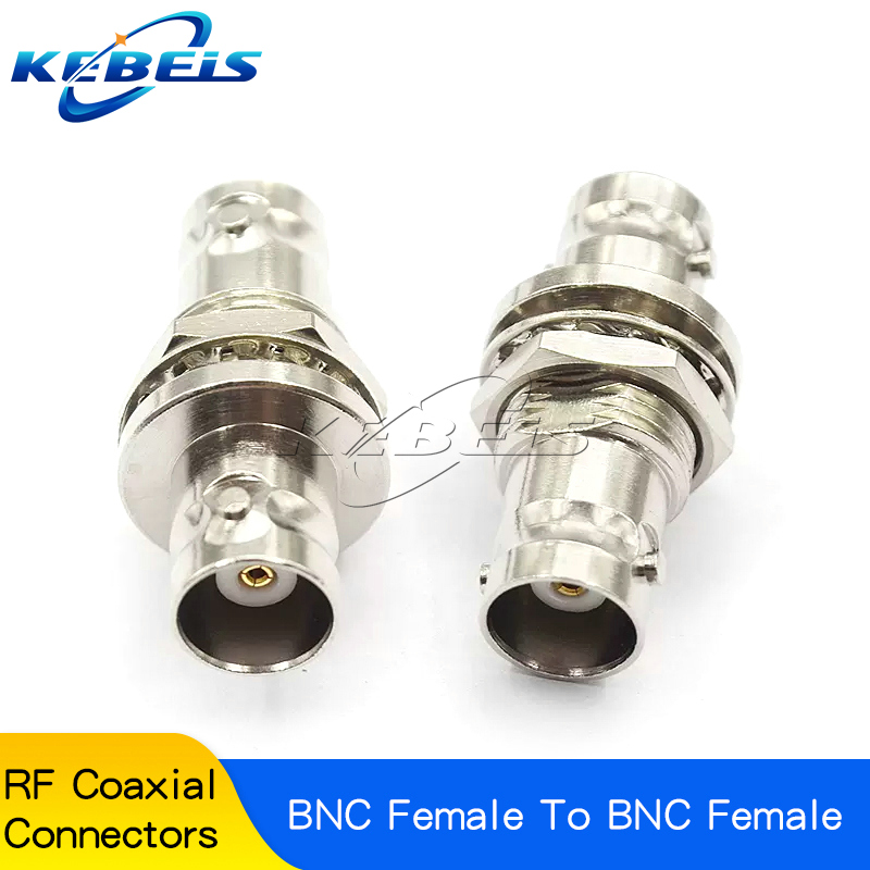 Conector BNC Q9 a BNC macho y hembra, Conector de ángulo recto de 90 grados, tipo T, divisor de 3 vías y 4 vías, adaptador RF doble macho y hembra, 1 piezas: Gris oscuro