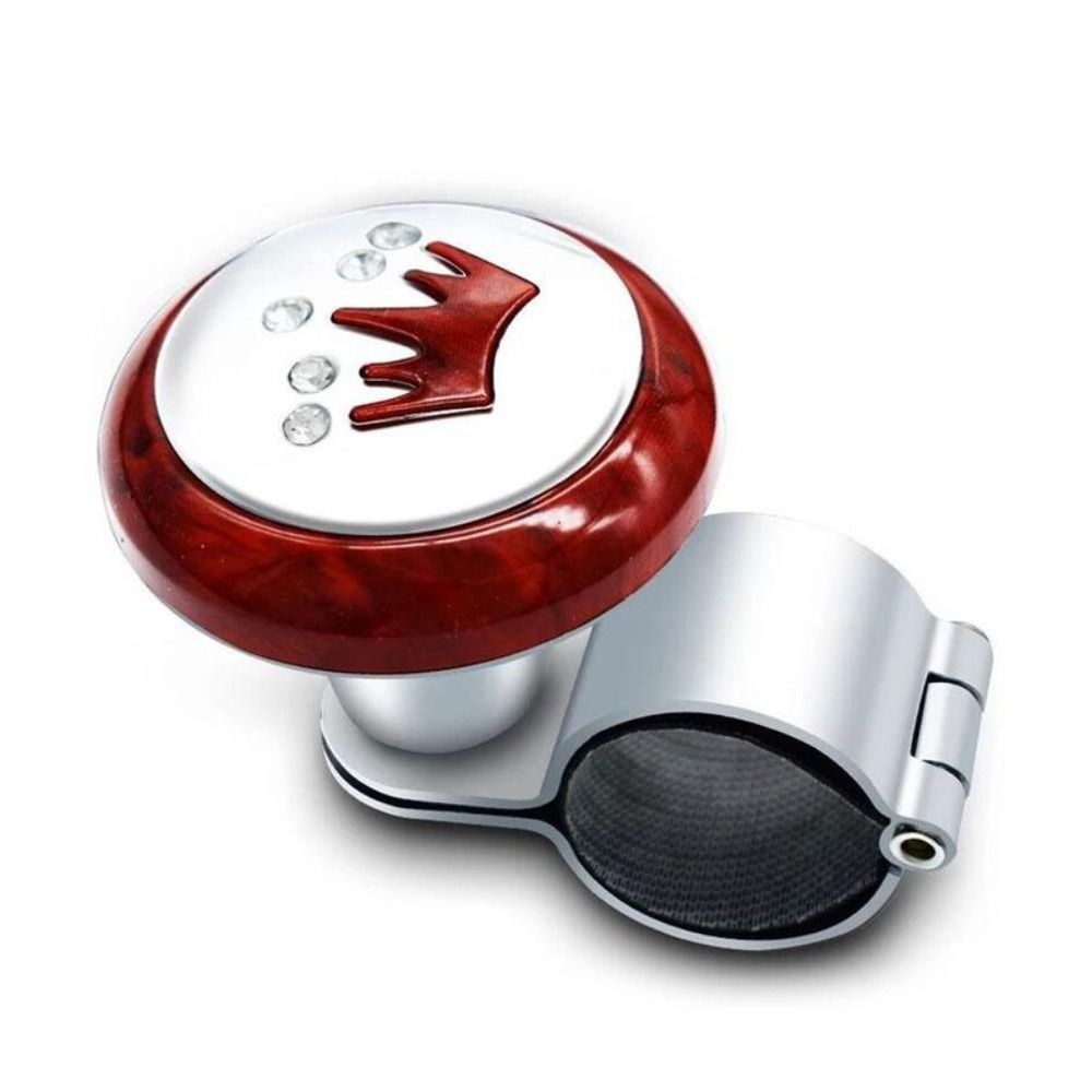 Manopola del volante dell'auto rotazione di 360 gradi manopola di aiuto della sfera del volante maniglia della sfera manopola del filatore di controllo dell'auto in ABS accessorio per auto: Lavanda