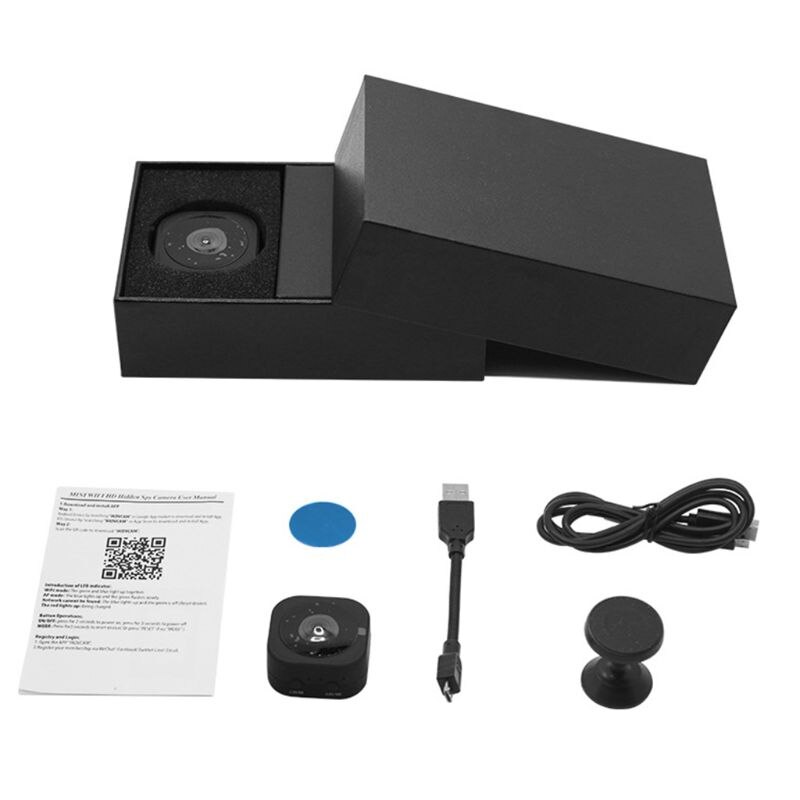 A19 Mini Camera Home Security Camera Wifi Nachtzicht 1080P Remote Monitor Kwam R9CB