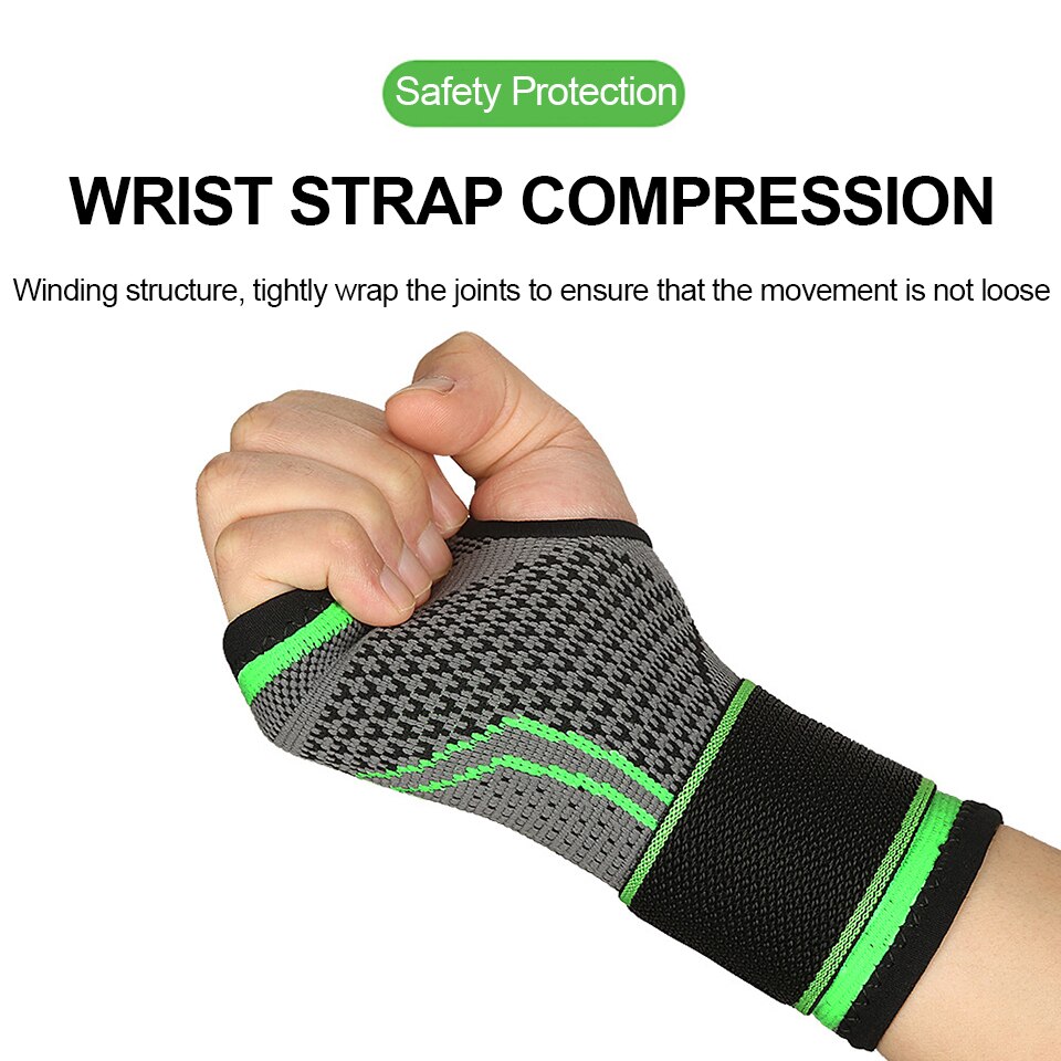 1pc handgelenkschützer-bänder sport-schutzausrüstung fitness handgelenk-handflächenstütze gewichtheben handgelenkstütze übungshandflächenpolster