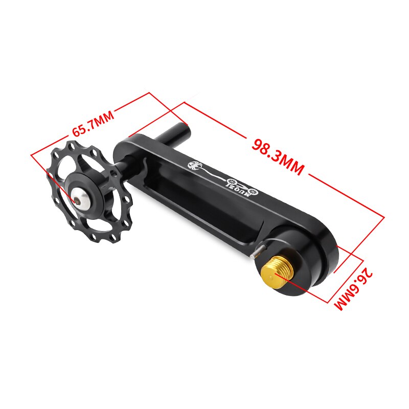MUQZI – adaptateur de Guide de chaîne pour vtt, tendeur de chaîne à vitesse unique, protecteur de chaîne de vélo
