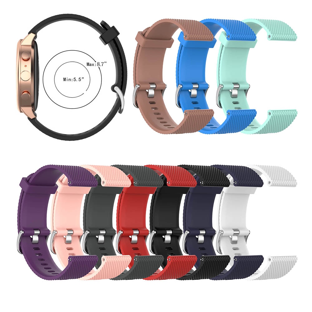 18mm 22mm bracelet pour Mobvoi Ticwatch C2/Ticwatch pro/Ticwatch E2/Ticwatch S2 bracelet de montre 20mm pour Samsung Galaxy montre 42mm bracelet