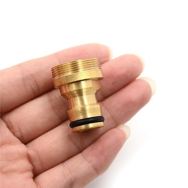 Universal Solid Brass Kitchen Tap Male Quick Connector Adaptor Mixer Garden Water Hose Pipe Tap Kitchen Faucet Spouts Tools