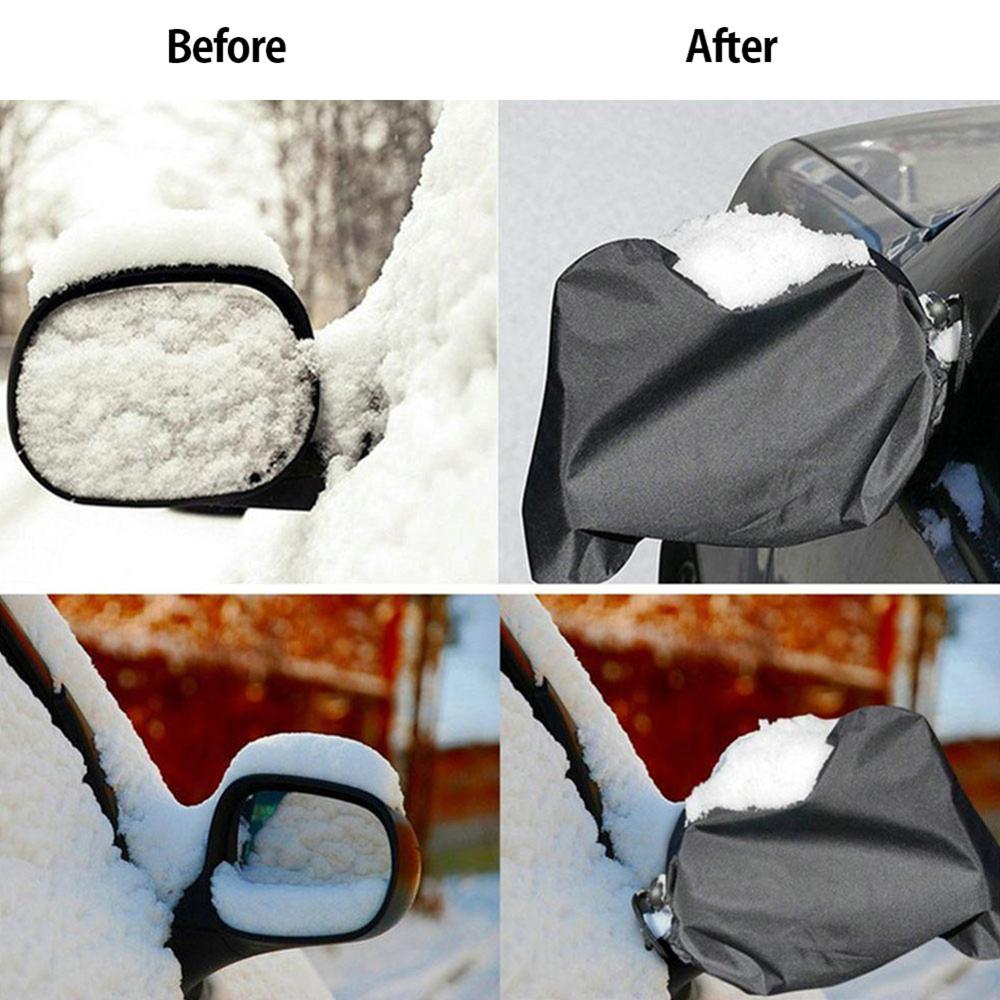 1Pcs Auto Side Spiegel Beschermhoes Waterdicht Gecoat Oxford Stof Weer-Proof Ice Sneeuw Universele