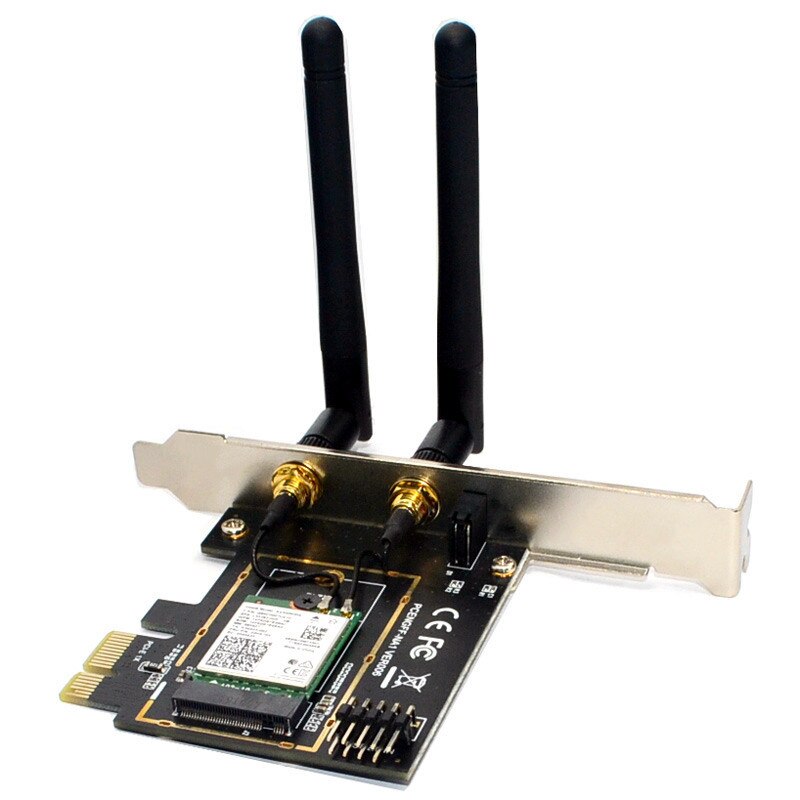 Banda dupla 2974mbps wifi 6 intel ax200 pcie sem fio wifi adaptador 2.4g/5ghz 802.11ac/ax bluetooth 5.0 ax200ngw cartão desktop pc