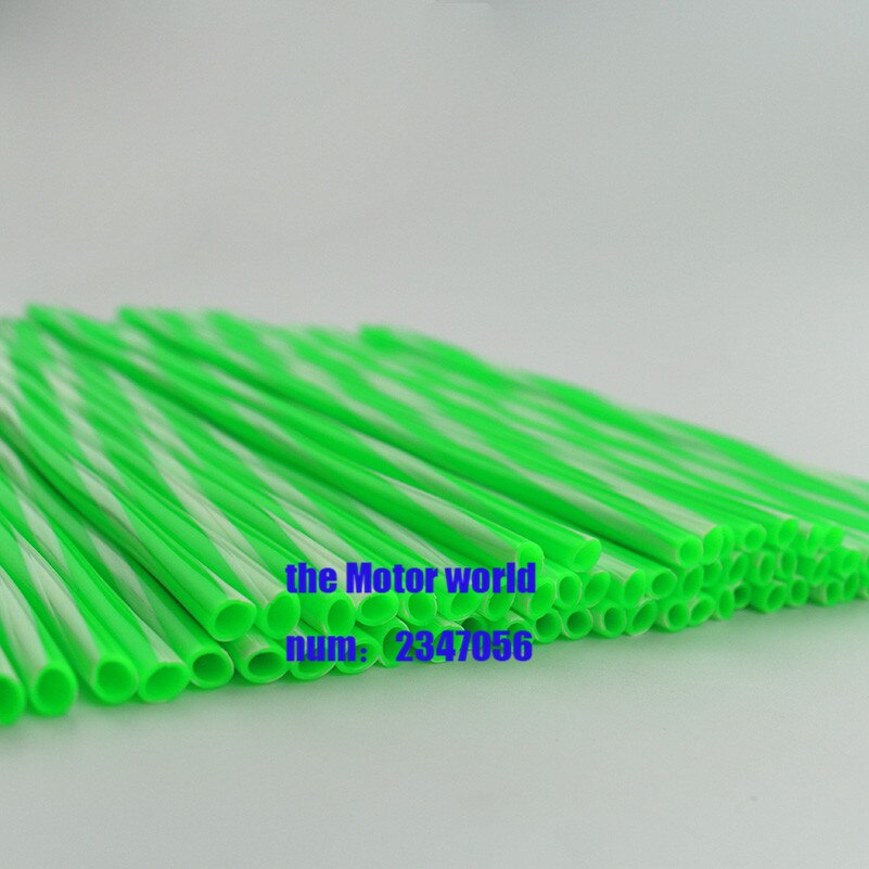 Colorful Florescent Motorcycle Wheel Rim 72pcs Cover Spoke Skins Wrap Tubes Universal for Dirt Bike ATV Quad Mini Motor