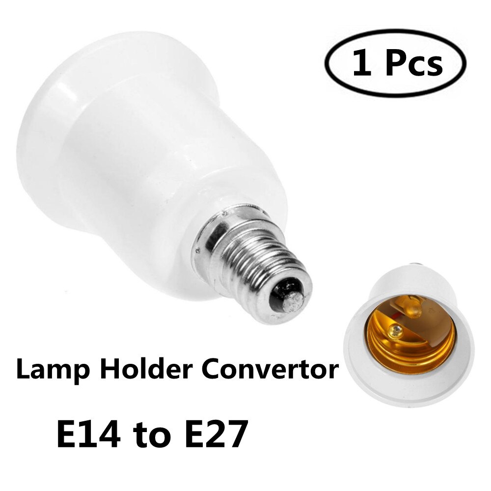 1 pcs Lamphouder Converter E14 OM E27 Adapter Conversie Socket Materiaal Vuurvast Socket Adapter Lamphouder
