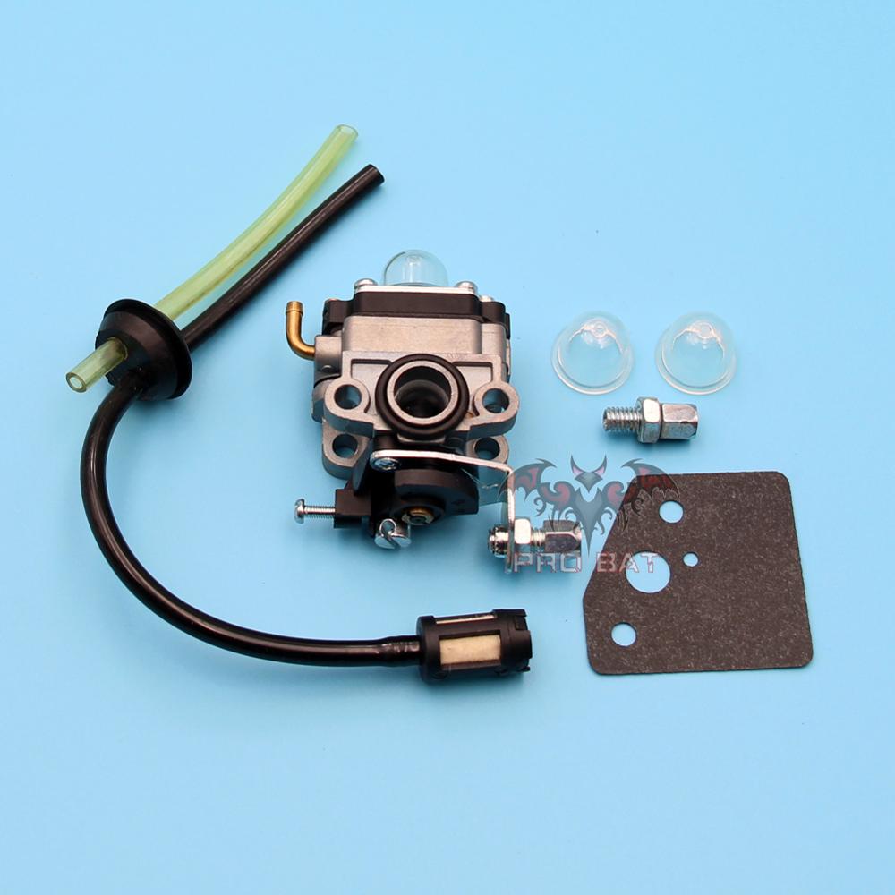 Primer Bulbs + Carburetor For Walbro WYL-229 WYL-229-1 753-05251 753-1225 Troy-bilt MTD Shindaiwa String Trimmer Carb PRO BAT: B