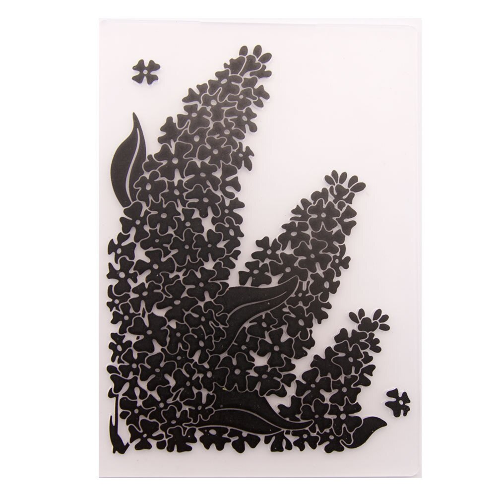 Embossing folders Plastic For Scrapbooking DIY Template Fondant Cake Photo Album Card Making Em234 flowers