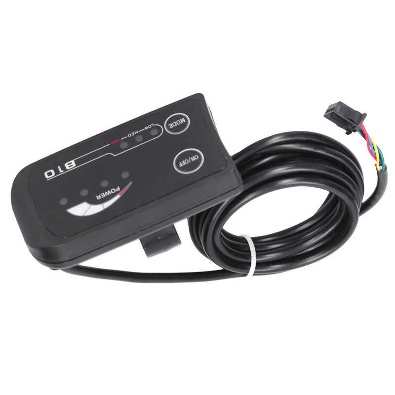 Electric Bicycle Screen Display 48V LED810 Instrument Display Meter Panel Waterproof for Electric Bicycle E‑Scooter