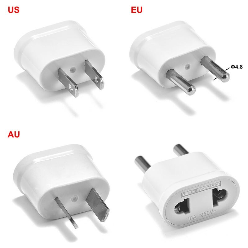 EU Plug Adapter AU Australian Zealand Power Adapter Plug Converter US to EU Plug Travel Adapter Sockets Charger Outlet