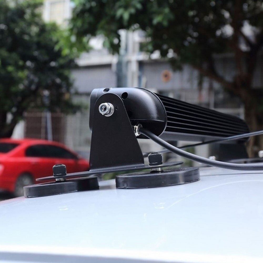2Pcs Powerful Mount Bracket Holder Magnetic Base Roof LED Light Bar Offroad Modified Fixed Magnet Bracket Easy To Install
