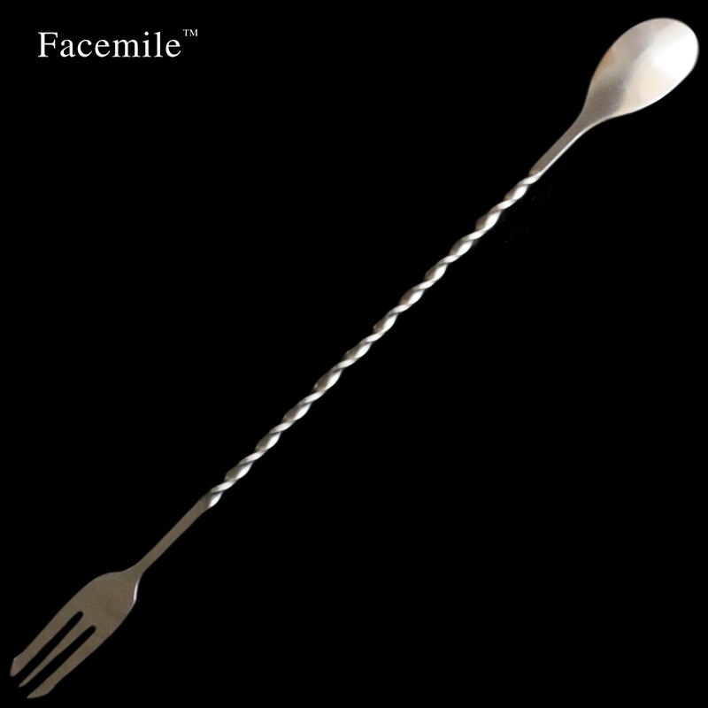 32Cm/26Cm Rvs Roerstokjes Cocktail Sticks Muddler Koffielepel Theelepel Roeren Mengen Pick Keuken Bar gereedschap